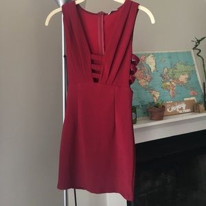 XS Maroon Party Dress